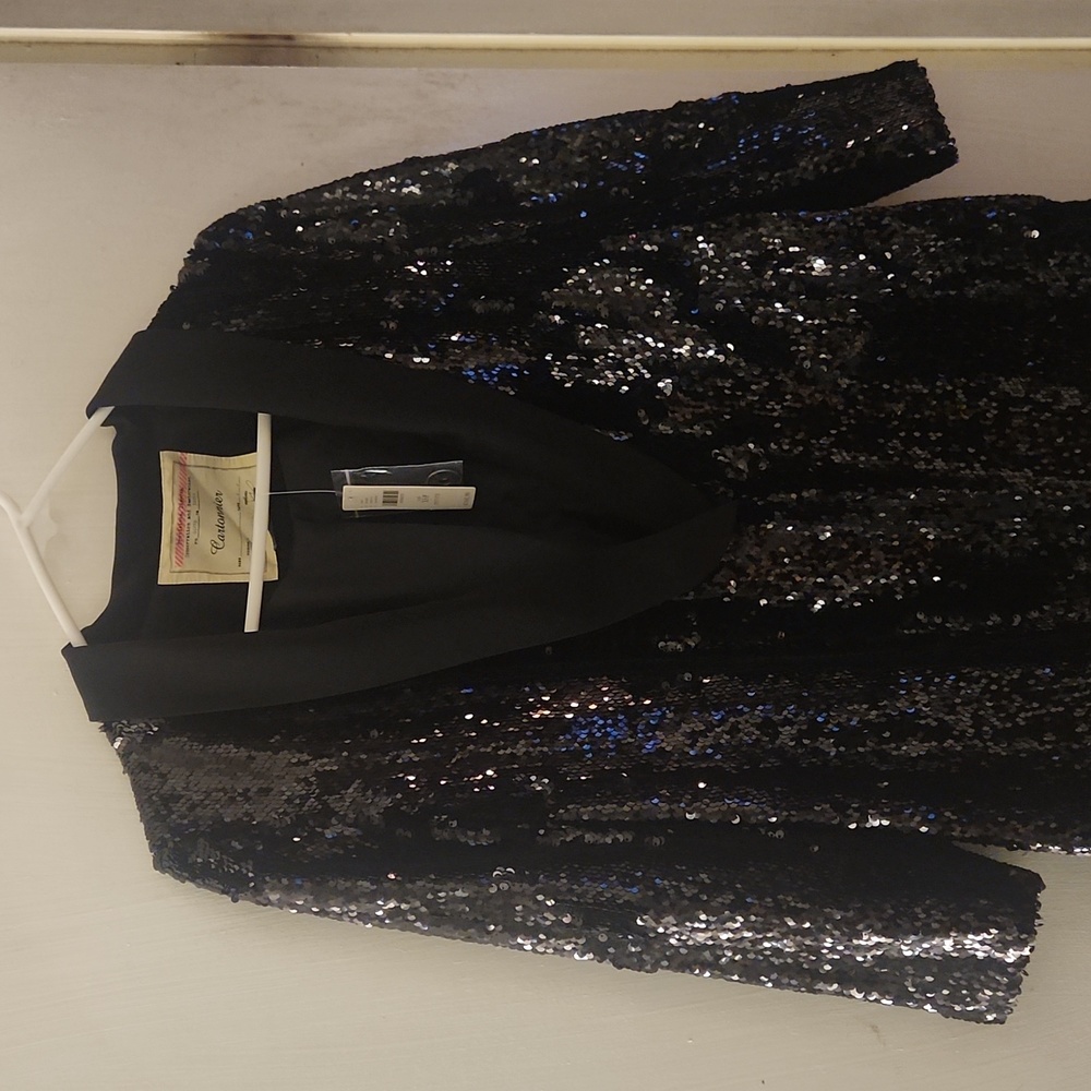 Anthropologie Sequined Blazer
